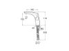 MONOM LAVABO INSIGNIA NEGRO CEPILLADO LISO COTAS