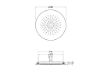 ROCIADOR RAINDREAM 380 METAL CROMO TECHO A5B3150C00