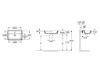 LAVABO GAP BLANCO 60x39 ENCIMERA+ORIFICIO A3270YA A3270YA000