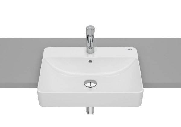 LAVABO INSPIRA BLANCO 55x20 SEMIEMPOTRAR A32753S000