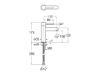 A5A323FP30 GRIFO MONOMANDO LAVABO NU CUERPO LISO BLANCO BRILLO CON MANETA PIN