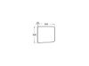 ESPEJO LUNA FRAME AMBIENT RECT 800X800 CON LUZ LED PERI A812422000
